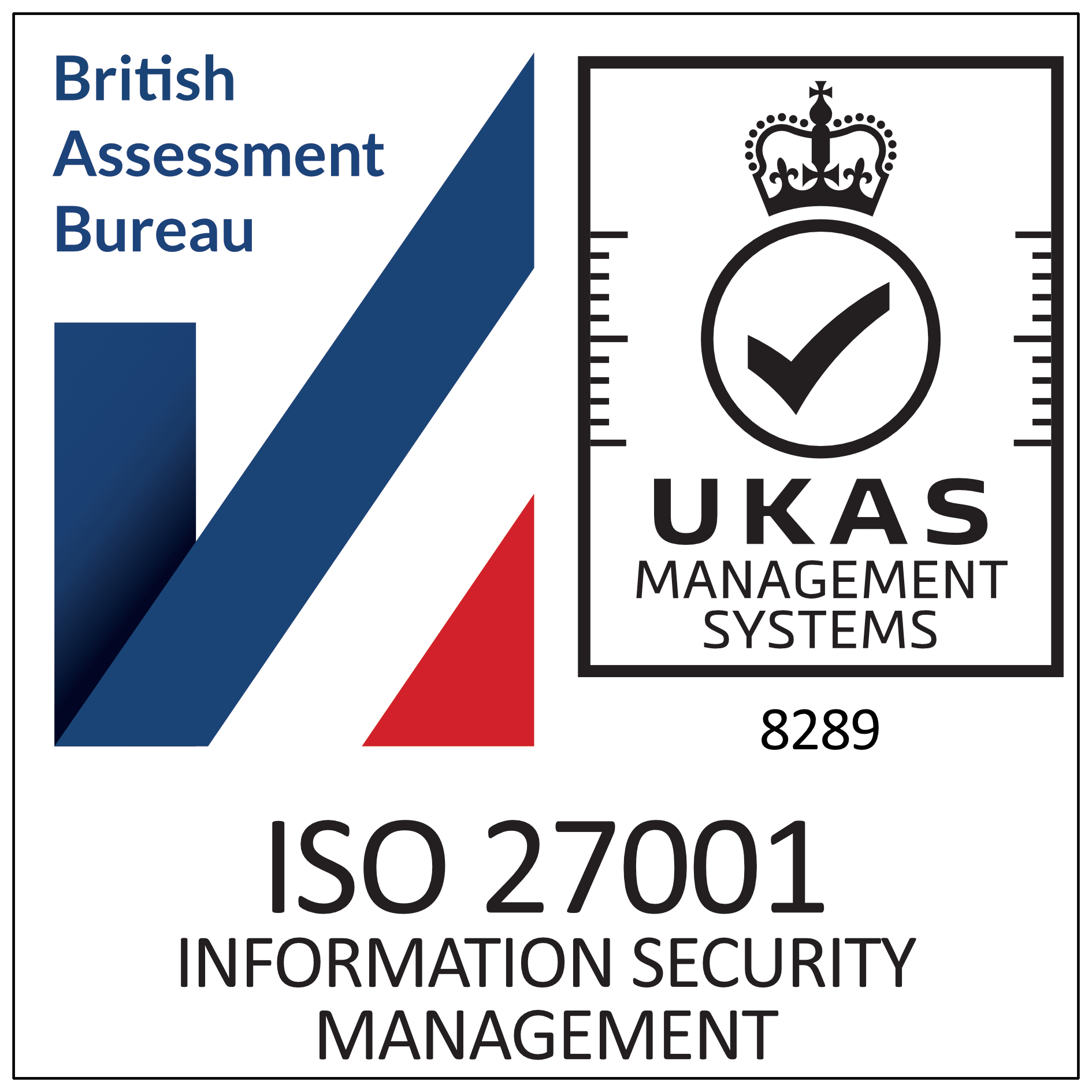 ISO27001 certification mark for Fat Beehive Limited